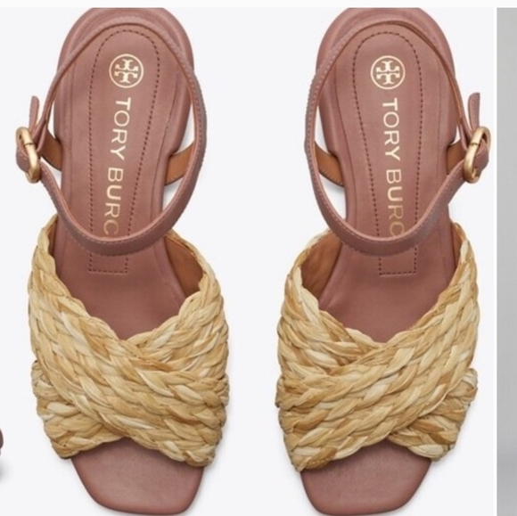 Tory Burch Shoes - NWOT Tory Burch Kira Block Heel Sandals - sz. 8.5